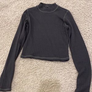 Ling sleeve/sweater, black/gray, american eagle